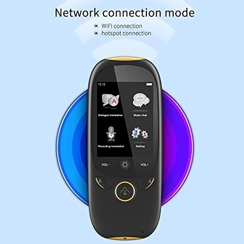 n / a 2.0 İnç Ekran Ses Çevirmen akıllı İş Seyahat AI Çeviri Makinesi 512MB ve 4GB 45 Dil Çevirmen (Renk : Siyah)