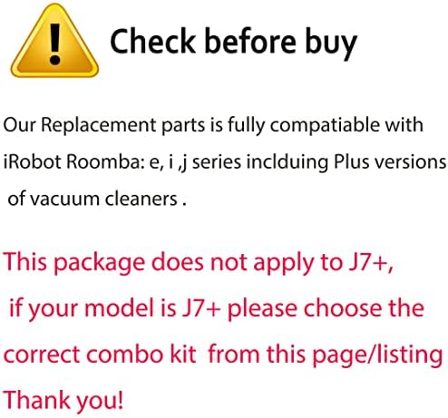 Yedek parça Aksesuarları iRobot Roomba i3 i3 + i4 i6 i6 + i7 i7 + i8 i8 + J7 / Artı E5 E6 E7 I, E &J Serisi Elektrikli