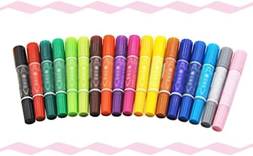 FLOYINM 24/30/40 Renk işaretleyici kalem Seti Çift Başlı Öğrenci Animasyon Çizim Yağlı İşaretleyici Çocuklar Boyama