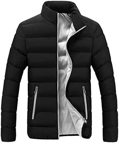 Ymosrh kolej ceketi Erkekler Kış Sıcak Slim Fit Kalın Kabarcık Ceket Rahat Ceket Giyim Ceketler