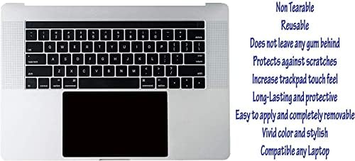 (2 Adet) Ecomaholics Premium Trackpad Koruyucu Samsung Chromebook 4 için Chrome OS 11.6 İnç, Siyah Dokunmatik yüzey