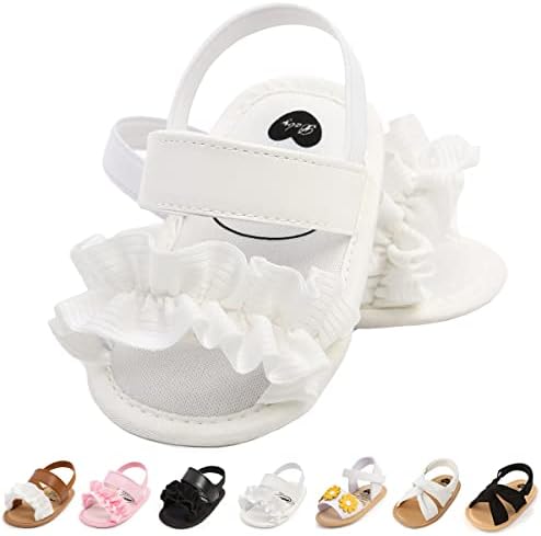 Ohwawadı Bebek Kız Sandalet Yaz düğün elbisesi Flats Ayakkabı Bebek Yenidoğan Beşik Ayakkabı İlk Yürüyüşe Prewalkers