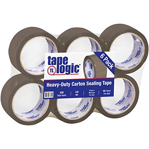 Tape Logic ® 291 Endüstriyel Bant, 2,6 Mil, 2 x 55 yds, Ten Rengi, 6/İndirimli Kargo ile Kasa ABD