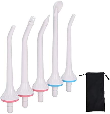 6 Parça Set Diş Irrigator Memeleri, Yedek İpucu Aksesuar için Oral Irrigator diş duşu Diş Temizleme Makinesi (Beyaz)