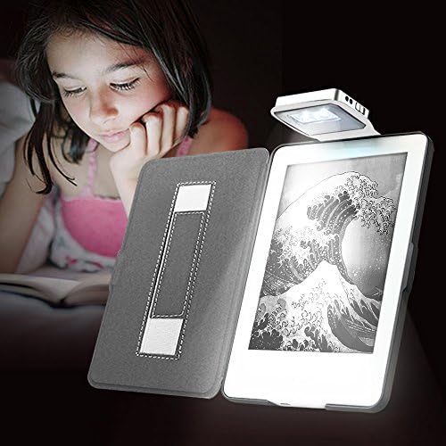 Genç bana Tüm Yeni Kindle E-okuyucu şarj edilebilir led ışık Otomatik Uyandırma / Uyku El Kayışı deri kılıf / Kılıf