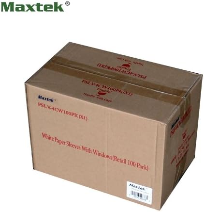 1000 Paket Maxtek Beyaz Kağıt CD DVD Kollu Zarf Tutucu, Pencere Kesilmiş ve Kapaklı, 90g Standart Ağırlık.