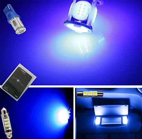 2004 - 2014 Nissan Titan Ultra Mavi LED İç Paketi için LED ışıklar (10 Adet)