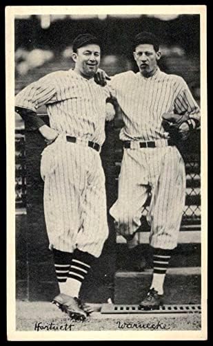 1936 Ulusal Chicle İnce Kalem Primleri Gabby Hartnett / Lon Warneke (Beyzbol Kartı) VG