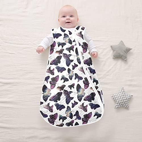 yenidoğan Bebekler için vvfelıxl uyku tulumu - Uçan Kelebekler Bebek Giyilebilir Battaniye - Bebek için Kundak Geçiş