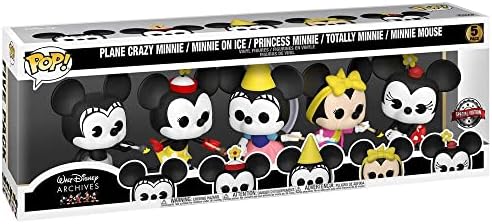 Funko Pop! Disney: Minnie Mouse 5'li Paket, 'a Özel