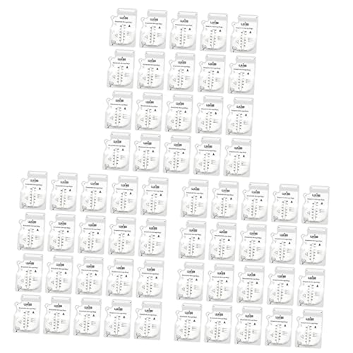 Kisangel 60 adet Meme Taşınabilir Saklama Torbaları Tek Kullanımlık Hemşirelik Koruma Tazelik Süt Torbası Kompakt