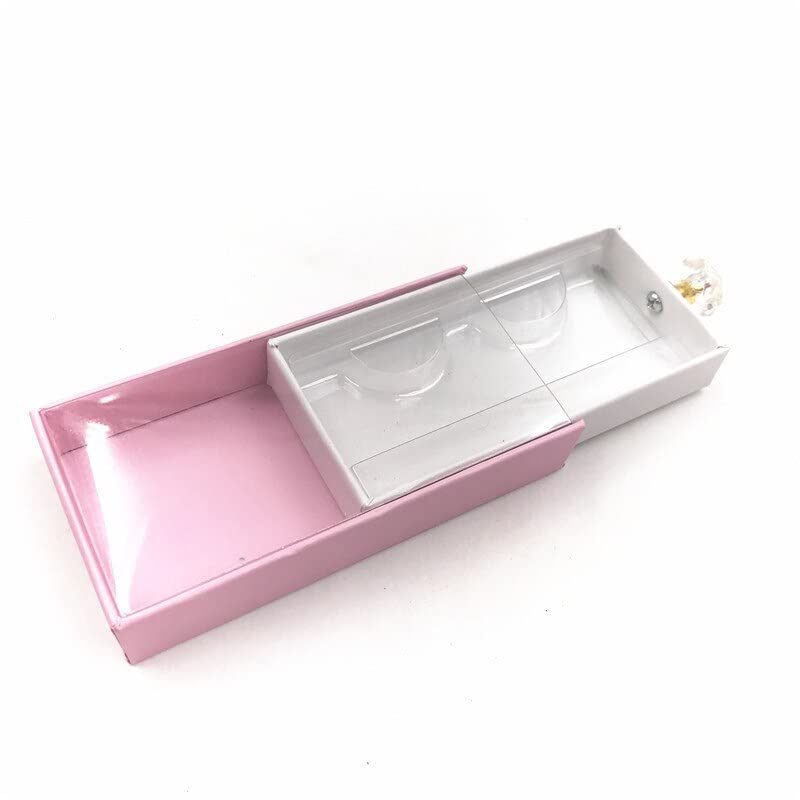 Kirpik Kutusu Paketi Makyaj Araçları Ürün Kutuları Kirpik Ambalajı kristal tutacak (Renk: Color8, Boyut: tepsili 40