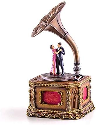 XJJZS Müzik Kutusu Gramofon Müzik Kutusu, Kız Arkadaşı Göndermek doğum günü hediyesi Romantik Dans Müzik Mücevher