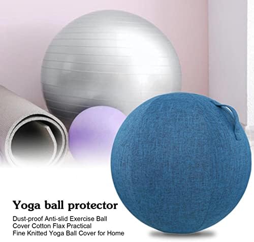 Çekici 5 Renkler Dayanıklı Pratik Ince Örme Yoga Topu Kapağı Ev Yoga Topu Koruyucu Yoga Topu Kapağı