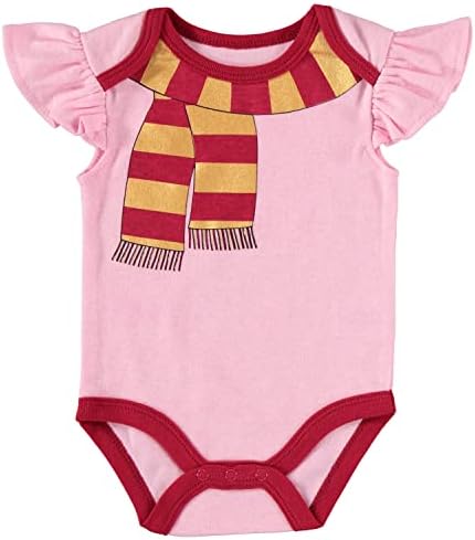 Harry Potter Kız Bebek Tulumu, Düğümlü Şapka ve Çorap Hediye Seti