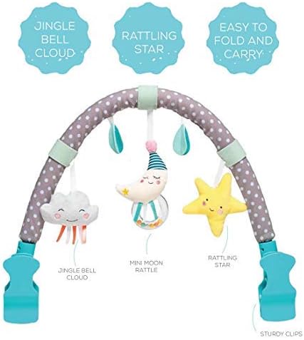 Taf Oyuncaklar Mini Ay Kemeri / Bebekler ve Küçük Çocuklar için İdeal, Bebek Arabası ve Bebek Arabasına Uyar, Büyüleyici