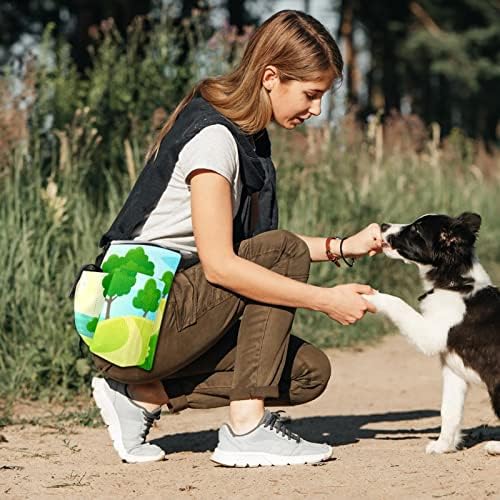 Bahar Manzara Yeşil Bel paket çantası fanny Paketi Erkekler ve Kadınlar için Kalça bel çantası için Ayarlanabilir