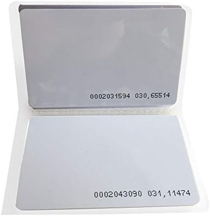 YARONGTECH Temassız 125KHz RFID Yakınlık Akıllı Kart 0.8 mm kalınlığında Erişim Kontrol Sistemi ve Zaman Katılım (Salt