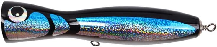 Popper Cazibesi 21 cm/120g Topwater Popper Balıkçılık Cazibesi 3D Gözler Büyük Oyun Tuzlu Su Balıkçılık Cazibesi Yapay