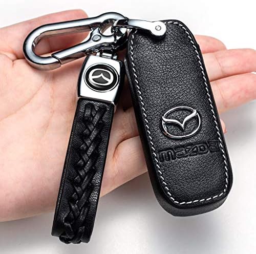 Anahtarlık Kapak, araba Anahtarı Durum Koruyucu Anahtarlık için Fit Mazda 3 6 8 Miata MX-5 CX - 3 CX-5 CX-7 CX-9 Akıllı