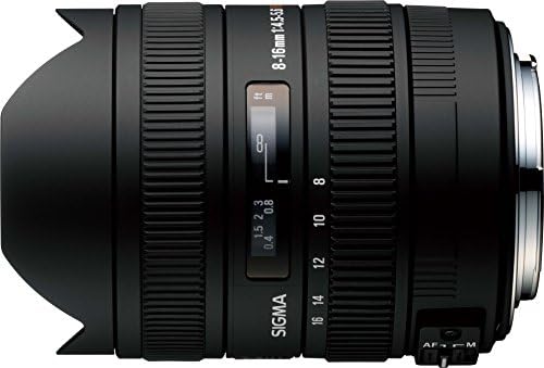 Sigma 8-16mm f/4.5-5.6 DC HSM FLD AF Ultra Geniş zoom objektifi için APS-C boyutlu Pentax Dijital DSLR Kamera