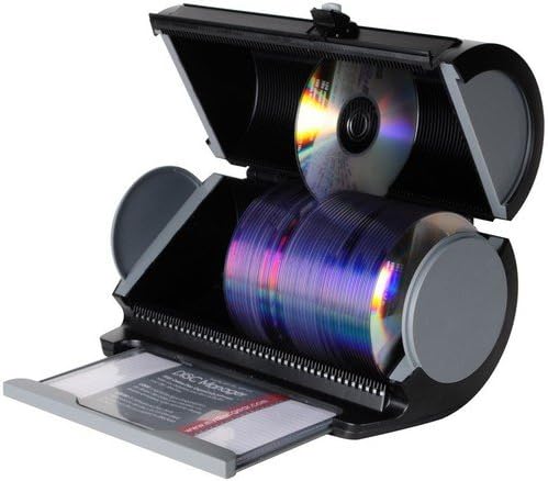 Atlantic 80 Disk Depolama Yöneticisi Siyah, PN85012055 ve Polipropilen Kılıflı Disk Düzenleyici-Yığınla ve Kilitle,