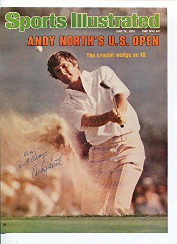 Andy Kuzey PGA Golf Golfçü 2x ABD Açık Şampiyonu Ryder Kupası İmzalı İmza Fotoğraf İmzalı Golf Dergileri