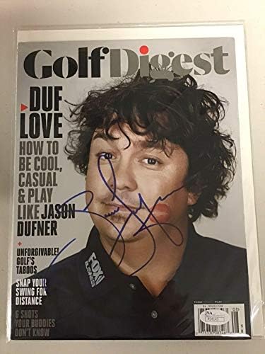 Jason Dufner İmzalı Dergi Golf Özeti JSA Auto 2013 PGA Major Etiketsiz 8/2014-İmzalı Golf Dergileri