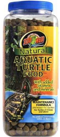Zoo Med Doğal Su Kaplumbağası Yemi (12 oz)
