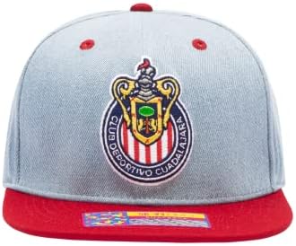 Fan Mürekkebi Chivas CD Guadalajara' Nirvana ' Ayarlanabilir Snapback Şapka / Kap / Kırmızı / Kot