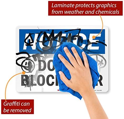 SmartSign Uyarı-Kapıyı Engellemeyin İşareti / 10 x 14 Plastik