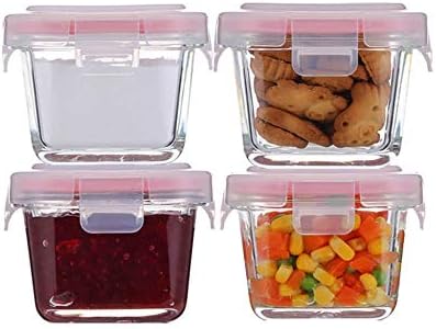 Yalnızcefh Öğle yemeği kutuları Tamamlayıcı yiyecek kasesi Cam yemek kabı Küçük Mini Gıda Koruma Kutusu Mühürlü Dondurucu
