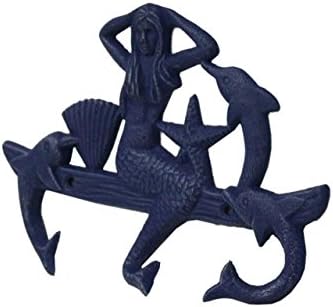 Yunus Kancalı Hampton Denizcilik Dökme Demir Denizkızı, 9, Rustik Mavi
