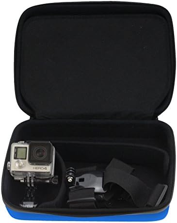 Navitech Mavi Ağır Sağlam Hard Case/Kapak MGCOOL Pro Eylem Kamera ile Uyumlu
