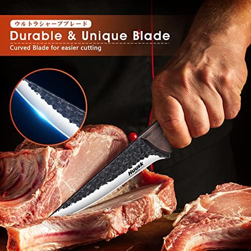 Huusk Japonya Bıçak Küçük Et Bıçağı Paketi Mutfak şef bıçağı Et, Balık, Kümes Hayvanları
