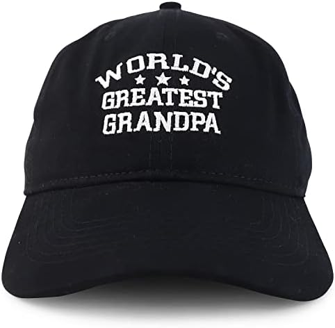 Trendy Giyim Mağazası Dünyanın En Büyük Büyükbaba İşlemeli Düşük Profilli Yumuşak Pamuklu Beyzbol Şapkası