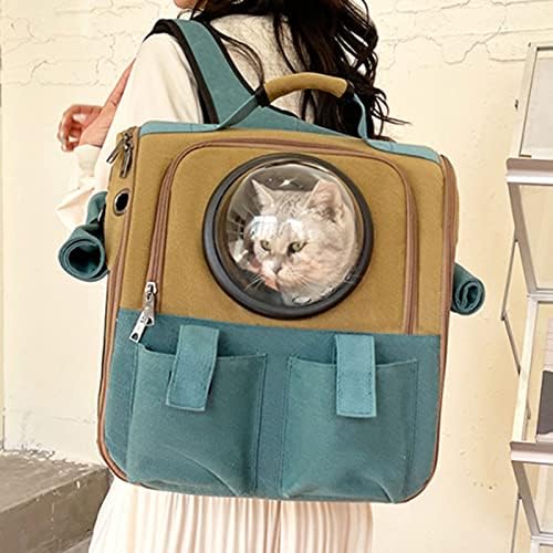 COMEONE Taşınabilir Seyahat evcil hayvan taşıyıcı Sırt çantası, Kediler ve Yavrular,Küçük Köpek Uzay kapsülü Sırt