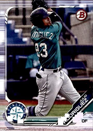 2019 Bowman Taslak BD-60 Julio Rodriguez RC Çaylak Seattle Mariners MLB Beyzbol Ticaret Kartı