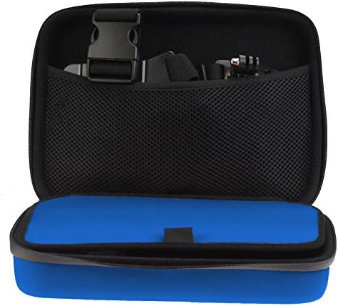 Navitech Mavi Ağır Sağlam sert çanta / Kapak ile Uyumlu iGank 4K WiFi Spor Eylem Kamera Ultra HD Su Geçirmez Kamera