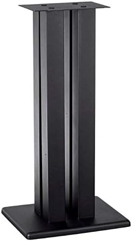 Monolith - 124794 24 inç Hoparlör Standı (Her Biri) - Siyah / 75 lbs'yi destekler, Ayarlanabilir Sivri Uçlar, Bose,