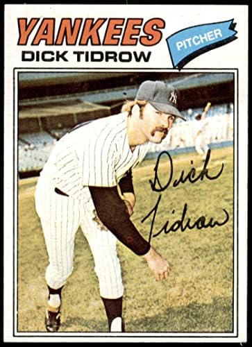 1977 Topps 461 Dick Tidrow New York Yankees (Beyzbol Kartı) NM Yankees