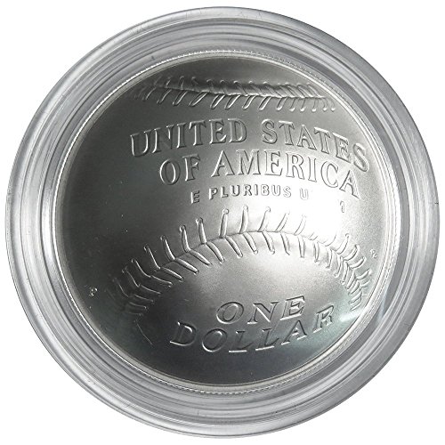 2014 P $1 UNC Ulusal Beyzbol Onur Listesi Gümüş Dolar, Kutu, OGP ve COA ABD Darphanesi Dolaşımsız