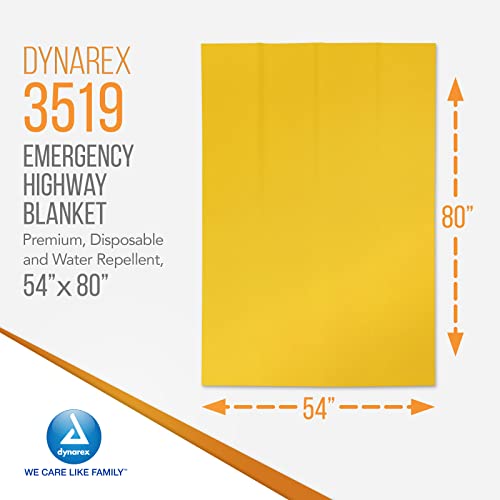 Dynarex Acil Otoyol Battaniyesi-Ekonomik, Tek Kullanımlık ve Su İtici, Tam Kapsama Alanı Sağlar, Güvenlik açısından
