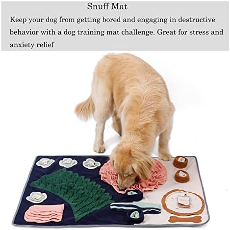 Snuffle Mat, Köpekler için besleme Matı, Sniff Mat İnteraktif Köpek Bulmaca Oyuncakları, Doğal Yiyecek Arama Becerilerini