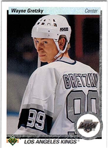 1990-91 Luc Robitaille ve 5 Wayne Gretzky - 26 NHL Kartlı Üst Güverte Los Angeles Kings Takımı Seti