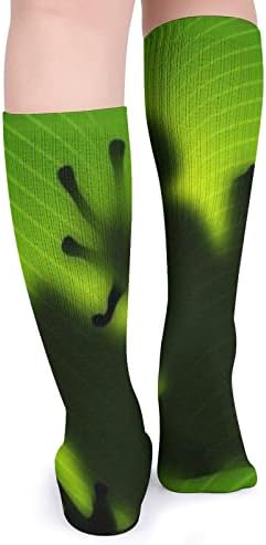 Tropikal Kurbağa Siluet Tüp Çorap Mürettebat Çorap Nefes Atletik Çorap Çorap Açık Unisex için