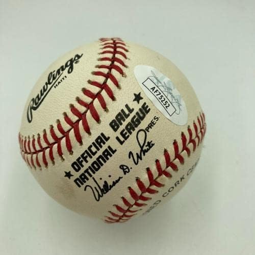 Nice Stan Musial İmzalı Resmi Ulusal Beyzbol Ligi JSA COA İmzalı Beyzbol Topları