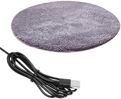 EODNSOFN USB Pet elektrikli battaniye peluş ped battaniye elektrikli ısıtmalı ped yatak (Renk: gri)