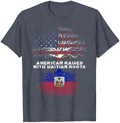 Amerikan Haiti Kökleri ile Yükseltilmiş Haiti T-Shirt