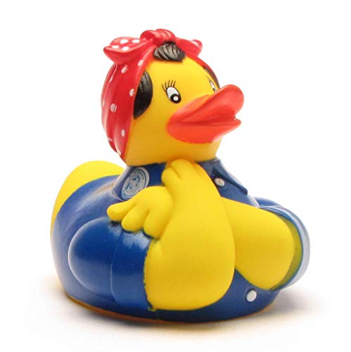 Lastik Ördek - Perçinli Rosie / Banyo Ördeği / L: 11 cm
